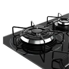 Cooktop a Gás Mueller 4 Bocas Tripla Chama Preto MCG134BG1 – Bivolt