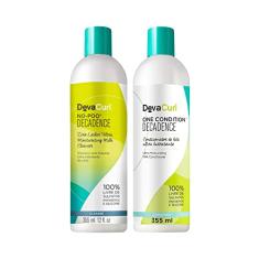 Deva Curl Decadence Duo Kit Shampoo No Poo (355ml) e Condicionador One (355ml)
