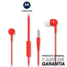 Fone de  Ouvido Motorola Earbuds 105 Intra-Auricular com Microfone - V