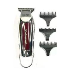 Maquininha Profissional Acabamento P/ Barbearia Kemei KM9163