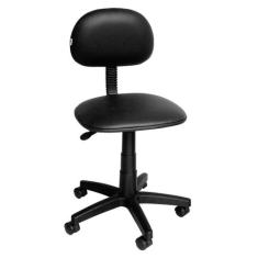 Cadeira de escritório secretária laminada corano Preto - ELO, Secretár