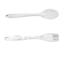 Kit Talheres De Silicone Mármore Yangzi 2 Peças