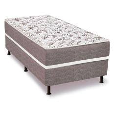 Cama Box Solteiro Conjugada Londres - Bello Box - Molas Ensacadas D33 57x88x188