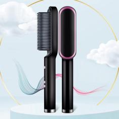 Escova 3 Em 1 Secadora Alisa Cabelo Turbo Plus 110/220V