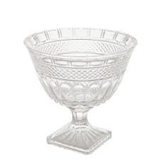 LYOR - Centro de Mesa com Pé de Cristal Brandon 26cm x 25,5cm