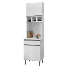 Paneleiro Torre Quente Andréia 04 Portas Branco - AJL MÓVEIS