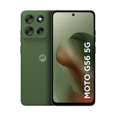 Smartphone Motorola Moto G56 5G 256GB - Verde, 24GB (8GB RAM+16GB Ram Boost), Câmera 50MP e Tela 6,7"