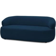 Sofá 2 Lugares Orgânico Sala De Estar Living 140cm Carmen F04 Veludo A