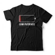 Camiseta Studio Geek Low Patience Masculino-Masculino