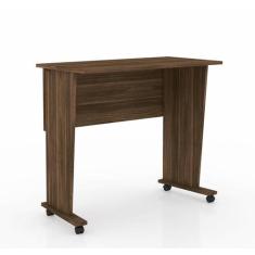 Mesa Escritório Dobrável ME4117 Nogal - Tecno - Tecno Mobile, Nogal