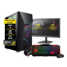 Pc Gamer Darius Completo I5 3ºGer GTX 1650 Memória 16GB SSD 480GB - AM
