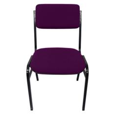 Cadeira Empilhável para Auditórios Linha Hotel Smart Roxo