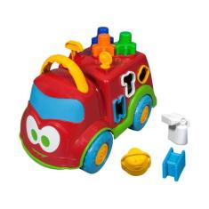 Caminhão de Brinquedo Baby Land  - Dino Bombeirinho Cardoso Toys com A
