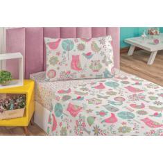 Jogo lençol infantil bouti kids 3 peças estampado cut - BIA ENXOVAIS