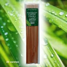 Incenso Natural Capim Limão - Imunidade e Intuição
