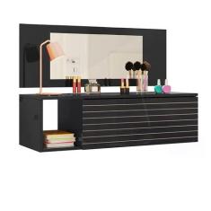 Penteadeira Joy Preto - Peternella Móveis, Preto