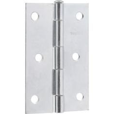 Dobradiça para porta 3" aço carbono cromado Vonder