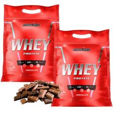 Kit 2x Nutri Whey Protein Integralmédica 900g - Integralmedica, Chocol
