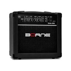 Amplificador Cubo Para Guitarra Borne Strike G30 Preto 15W Bivolt Automático