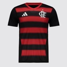 Camisa Adidas Flamengo I 2025 Fan Masculina-Masculino