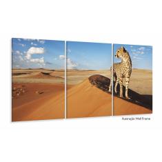 Quadro Decorativo Animais Deserto 120x60