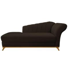 Recamier Vanessa 185cm Lado Esquerdo Corano Marrom