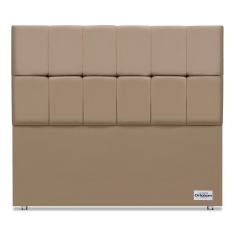 Cabeceira Piave Veluto Bege Casal (12x140x125) - Ortobom