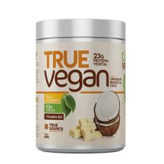 Proteína True Vegan Chocolate Branco com Coco True Source 418g