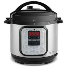 Panela Elétrica de Pressão Britânia BPP02G com Revestimento Gold 5L – Preta/Inox