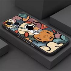 Capa para iPhone 14 Pro Max Capa para iPhone 11 Capas Cartoon Space Astronaut Cases para iPhone 13 12 XS Max X 7 8 Plus Capa mole, 2, para iPhone 13Pro MAX