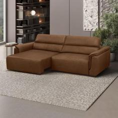 Sofá Decorativo Lorenzo 3 Lugares Sala de estar 220cm Reclinável e Ret