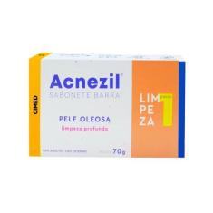 Sabonete em Barra Acnezil para Pele Oleosa Limpeza Profunda 70g