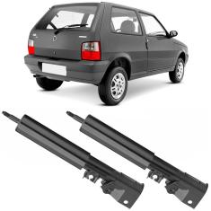 2 Amortecedor Fiat Uno Furgão 88 a 2016 Traseiro Nakata