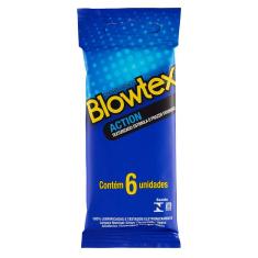 Preservativo Blowtex Action c/ 6 Unidades