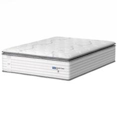 Colchão Casal Molas Guarda Costas Max Com Pillow 138x188x40cm Branco/c