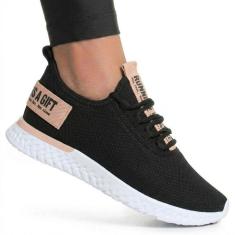 Tênis para Academia Feminino Treino Malhar Esportivo Musculação BF Shoes-Feminino