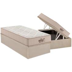Cama Box Baú Solteiro: Colchão Anatômico Probel AG65 HR Gel Compact Fo