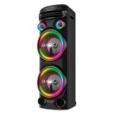 Caixa de Som Torre Bluetooth 2300W AWS-T2W-02 com Luzes RGB Preto Bivolt Aiwa