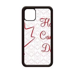 Capa Happy Canada Day desenho de folhas de bordo para iPhone 12 Pro Max para Apple Mini Mobile Case Shell