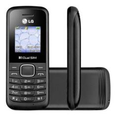 Celular Dual Chip Lg B220 Desbloqueado 32 Mb 2G Rádio Fm-Preto