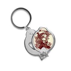 Cortador de unhas chinês, pássaro de fênix, desenho de animais, tesoura de aço inoxidável