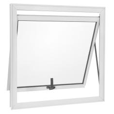 Janela Maxim-Ar 1 Secção Central Topsul Vidro Mini Boreal 80x80cm Esquadrisul