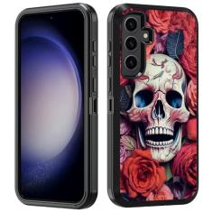 BWOOLL Capa para Samsung Galaxy S23 FE, capa resistente 3 em 1 híbrida de policarbonato rígido e silicone macio à prova de choque capa de proteção contra quedas para Galaxy S23 FE 5G 6,4 polegadas