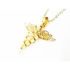 Colar Cordão Medicina Folheado A Ouro 18k - Milena Folheados