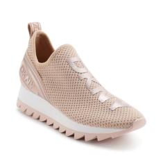DKNY Tênis feminino sem cadarço, Rosa/rosa, 36