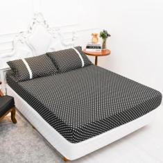 Lençol Queen Estampado Com Elástico Malha 100% Algodão Macio - Meta Ma