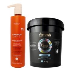 Kit Arvensis Cachos Ondulados Ativador 500ml + Máscara 450g