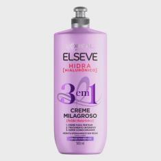 Creme de Pentear Elseve 3 Em 1 Milagroso Hidra Hialurônico 500ml