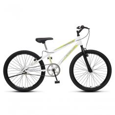 Bicicleta Force 1 Aro 24 Sem Marchas Freios V-brake Branco