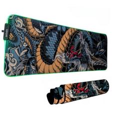 Mousepd Grande Speed LED RGB 11 Cores 80x30cm - Dragão Azul - Exbom